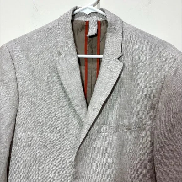 Zara Heather Gray Sport Coat - Picture 2 of 12